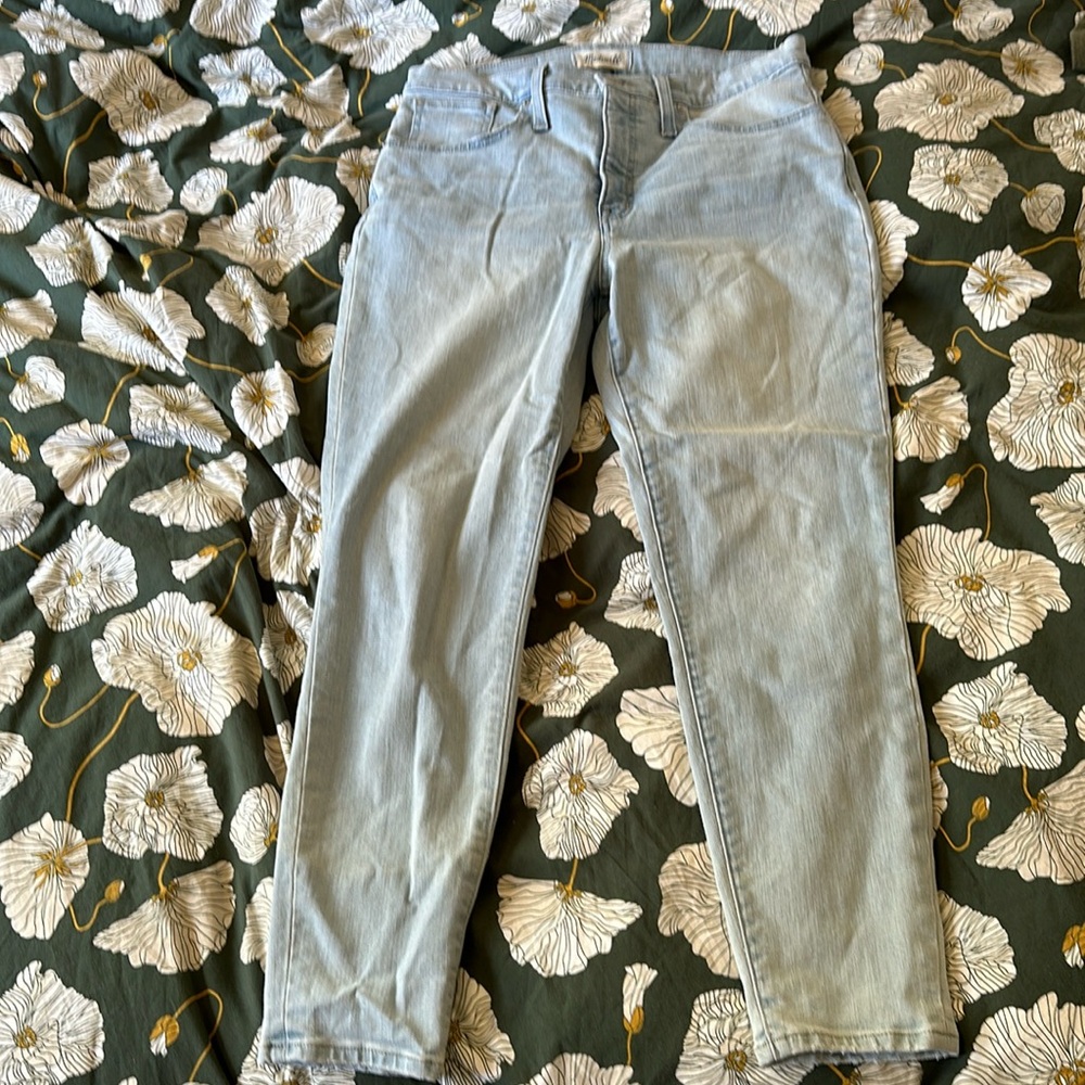 Madewell 9” mid-rise skinny crop